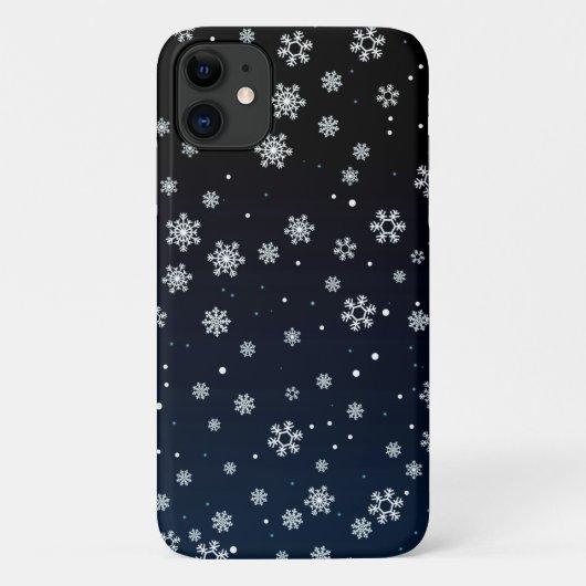 Kerstmis: Sneeuwpatroon Case-Mate iPhone Case (Achterkant)
