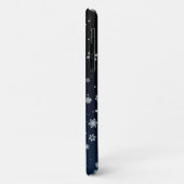 Kerstmis: Sneeuwpatroon Case-Mate iPhone Case (Achterkant/links)