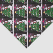 Kerstmis Sneeuwpop Verrassing Feestdagen Tissuepapier (Detail)