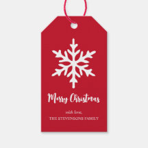 Kerstmis Sneeuwvlok Rode minimalistische feestdag