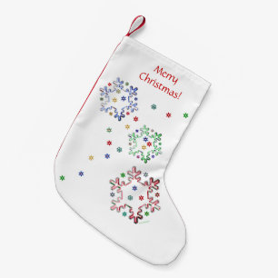 Kerstmis sneeuwvlok sterren kleine kerstsok