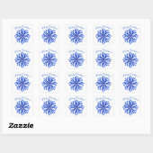 Kerstmis Sneeuwvlok Sticker (Vel)