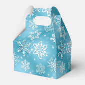 Kerstmis Sneeuwvlok Vakantie gok gunst doos Bedankdoosjes (Achterkant)