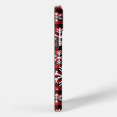 Kerstmis Sneeuwvlokken Buffel Plaid Patroon Case-Mate iPhone Case (Achterkant / Rechts)