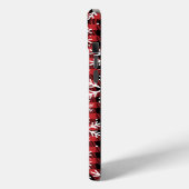 Kerstmis Sneeuwvlokken Buffel Plaid Patroon Case-Mate iPhone Case (Achterkant / Links)
