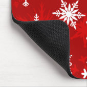 Kerstmis sneeuwvlokken mousepad muismat (Hoek)