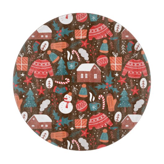 Kerstmis Snijplank (Voorkant)