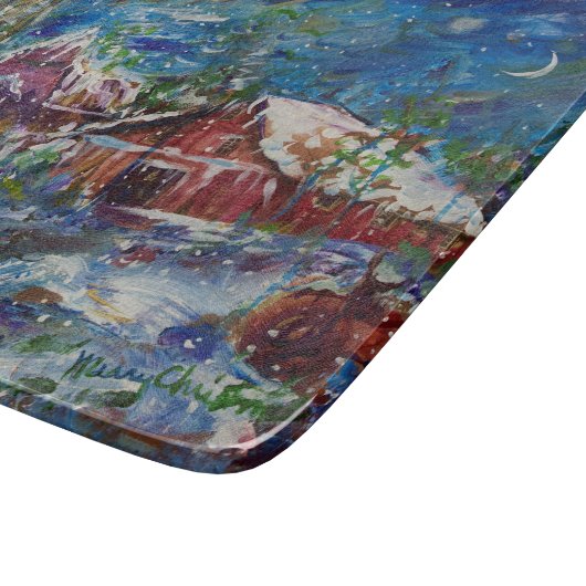 Kerstmis Snijplank (Hoek)