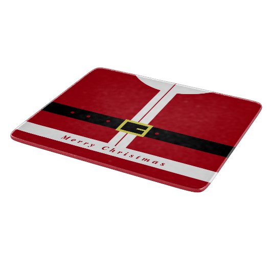 Kerstmis Snijplank Gift Sinterklaas Ontwerp (Hoek)