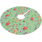 Kerstmis, Snoep en ontbijtkoek Kerstboom Rok (Gekanteld)