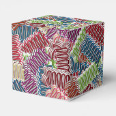Kerstmis, Snoep-FAVOR BOX,Sq Bedankdoosjes (Achterkant)
