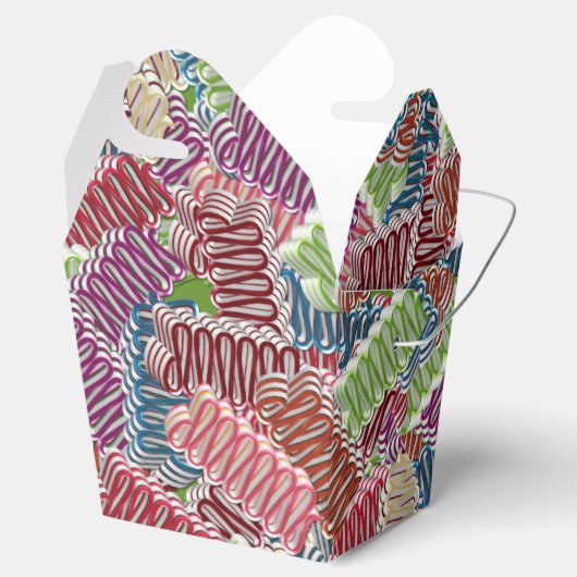 Kerstmis Snoep-FAVOR BOX, Stijl weghalen Bedankdoosjes (Geopend)