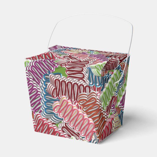 Kerstmis Snoep-FAVOR BOX, Stijl weghalen Bedankdoosjes (Voorkant Zijde)