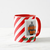 KERSTMIS SNOEP GEPERSONALISEERD ROOD WIT GEPERSONA MOK (Voorkant rechts)