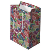 Kerstmis Snoep-GIFT BAG M Medium Cadeauzakje (Achterkant Gekanteld)