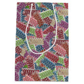 Kerstmis Snoep-GIFT BAG M Medium Cadeauzakje (Achterkant)