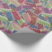 Kerstmis-Snoep-GIFT-WRAPPERPAPIER Cadeaupapier (Hoek)