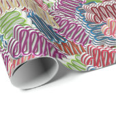 Kerstmis-Snoep-GIFT-WRAPPERPAPIER Cadeaupapier (Rol Hoek)