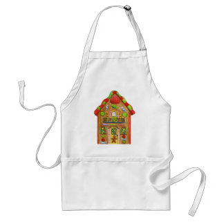 Kerstmis Snoep Gingerbrood Standaard Schort