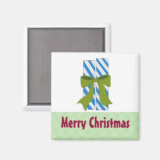 Kerstmis Snoep Magneet (Voorkant / Achterkant)