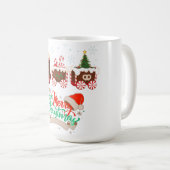 Kerstmis Snoep Trein Koffiemok (Voorkant rechts)