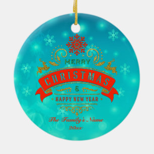 Kerstmis Snoephuisje van Gemberkoek en Nieuwjaar Keramisch Ornament