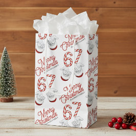 Kerstmis Snoepriet 6-7 Meme Patroon Klein Cadeauzakje