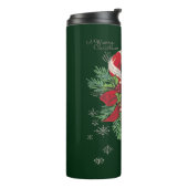Kerstmis Snoepriet Vintage Thermosbeker (Gedraaid links)