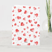 Kerstmis Snoepstok Hart Kaart (Achterkant)