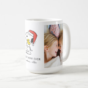 Kerstmis Snoopy & Woodstock   Beste mam - Foto Koffiemok