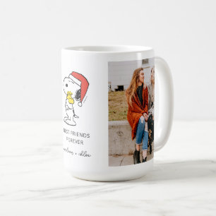 Kerstmis Snoopy & Woodstock   Beste vrienden Koffiemok