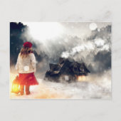 Kerstmis: Snow House Briefkaart (Voorkant)