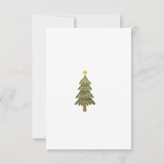 Kerstmis Snowan verjaardagsfeestje Bedankkaart (Achterkant)