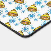 Kerstmis: Snowflake Holiday Patroon Bureaumat (Hoek)