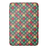 Kerstmis Snowflake patterned Large Bath Mat (Voorkant Verticaal)