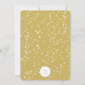 Kerstmis Snowflakes Holiday Party nodigt uit Kaart (Achterkant)