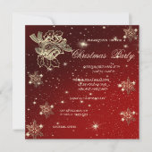 Kerstmis, Snowflakes, kerstfeest van het bedrijf Kaart (Voorkant)