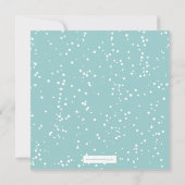 Kerstmis Snowflakes Klassieke feestdag Kaart (Achterkant)