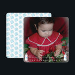 Kerstmis Snowman Babys Kinder Fotogroet Kaart<br><div class="desc">Kerstmis Snowman Greeting Announding Kaarten</div>