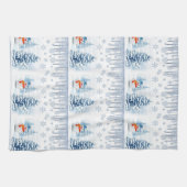 Kerstmis Snowman Kitchen Towels Theedoek (Horizontaal)