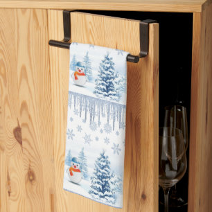 Kerstmis Snowman Kitchen Towels Theedoek