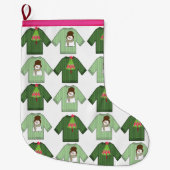 Kerstmis, Snowman Large Kerstmis Grote Kerstsok (Voorkant)