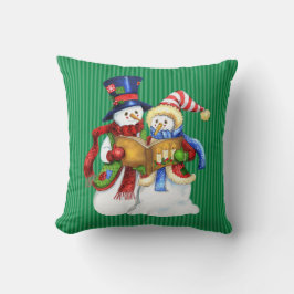 Kerstmis Snowman Pillow Kussen