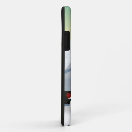 Kerstmis Snowman Scene Case-Mate iPhone Case (Achterkant/rechts)