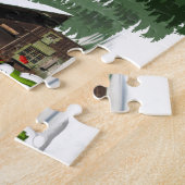 Kerstmis Snowman Scene Legpuzzel (Zijkant)