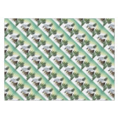 Kerstmis Snowman Scene Tafelkleed (Voorkant (Horizontaal))