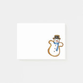 Kerstmis Snowman Sugar Cookie Holiday Hanukkah Post-it® Notes (Voorkant)