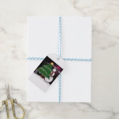 Kerstmis Snowman verrassende Feestdagen Cadeaulabel (Met Touw)