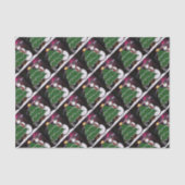 Kerstmis Snowman verrassende Feestdagen Tissuepapier (Voorkant)