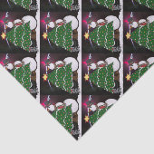 Kerstmis Snowman verrassende Feestdagen Tissuepapier (Detail)